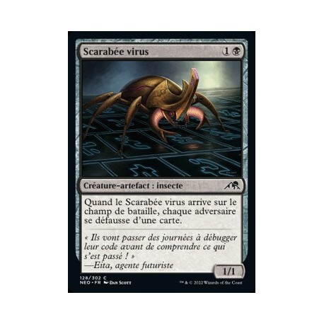 (FOIL) Noire - Scarabée virus (C) [NEO]