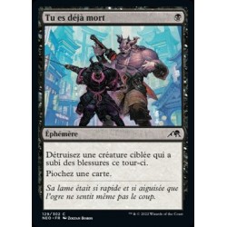 (FOIL) Noire - Tu es déjà mort (C) [NEO]
