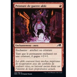 (FOIL) Rouge - Peinture de guerre akki (C) [NEO]