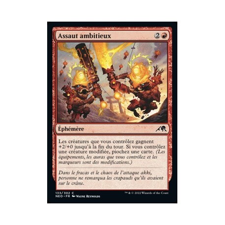(FOIL) Rouge - Assaut ambitieux (C) [NEO]