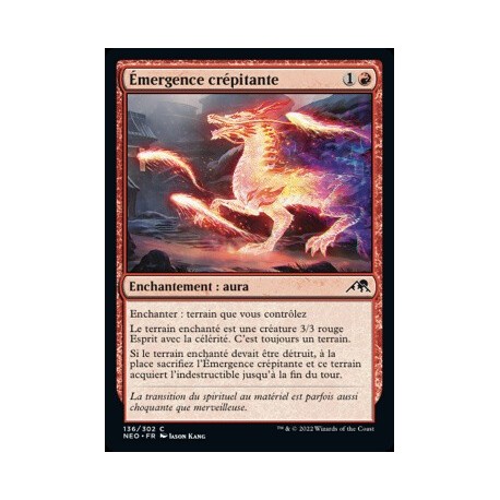(FOIL) Rouge - Émergence crépitante (C) [NEO]