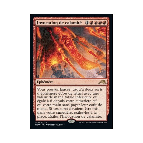 (FOIL) Rouge - Invocation de calamité (R) [NEO]