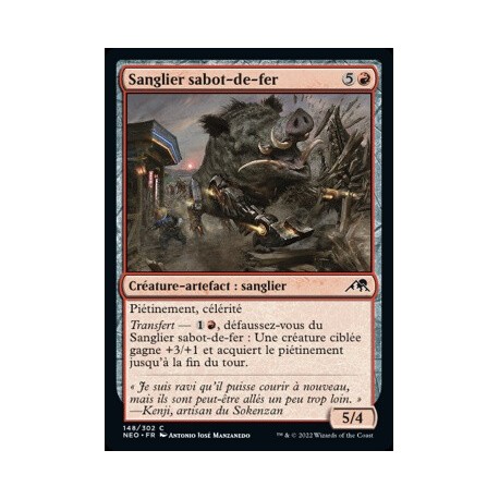 (FOIL) Rouge - Sanglier sabot-de-fer (C) [NEO]