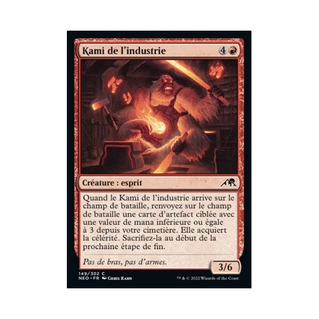 (FOIL) Rouge - Kami de l'industrie (C) [NEO]