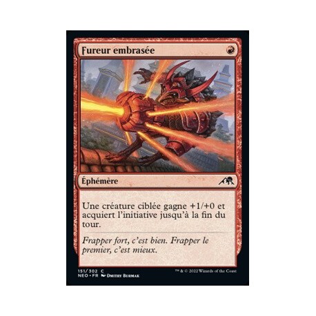 (FOIL) Rouge - Fureur embrasée (C) [NEO]