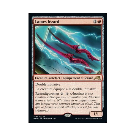 (FOIL) Rouge - Lames lézard (R) [NEO]