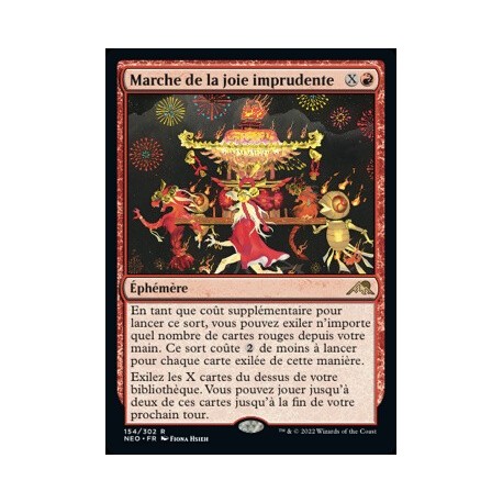 (FOIL) Rouge - Marche de la joie imprudente (R) [NEO]
