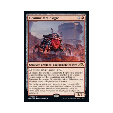 (FOIL) Rouge - Heaume tête d'ogre (R) [NEO]