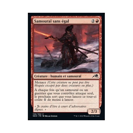 (FOIL) Rouge - Samouraï sans égal (C) [NEO]
