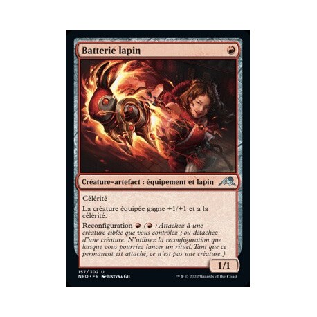 (FOIL) Rouge - Batterie lapin (U) [NEO]