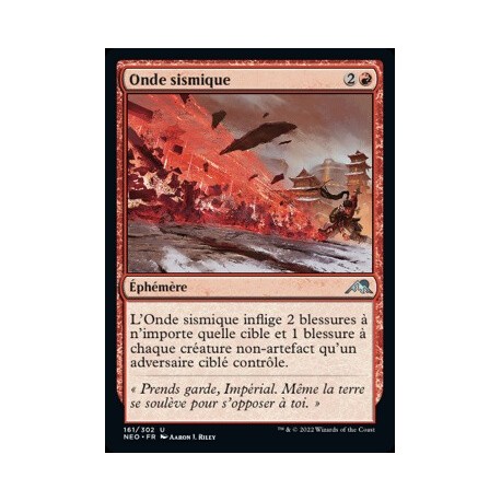 (FOIL) Rouge - Onde sismique (U) [NEO]
