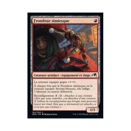(FOIL) Rouge - Frondeur simiesque (C) [NEO]