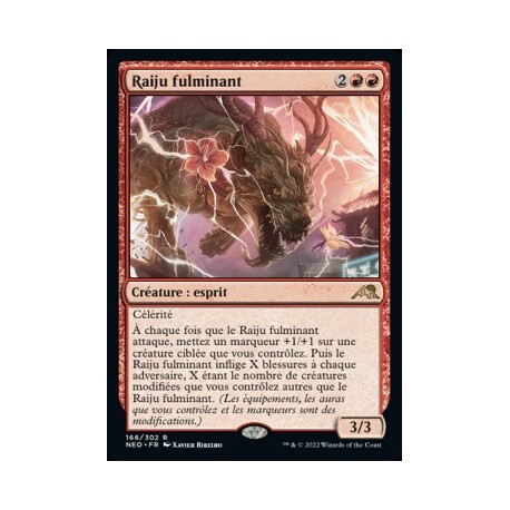 (FOIL) Rouge - Raiju fulminant (R) [NEO]