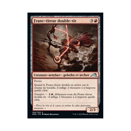 (FOIL) Rouge - Franc-tireur double-tir (U) [NEO]