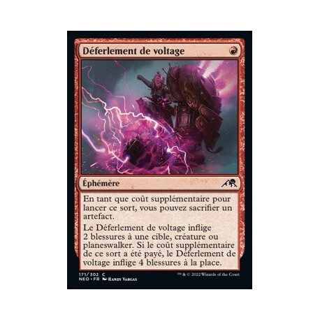 (FOIL) Rouge - Déferlement de voltage (C) [NEO]
