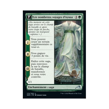 (FOIL) Verte - Les nombreux voyages d'Azusa (U) [NEO]