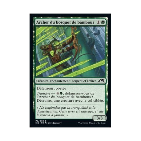 (FOIL) Verte - Archer du bosquet de bambous (C) [NEO]