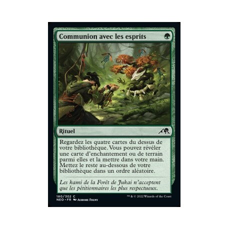 (FOIL) Verte - Communion avec les esprits (C) [NEO]