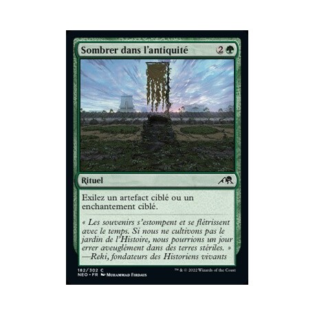 (FOIL) Verte - Sombrer dans l'antiquité (C) [NEO]