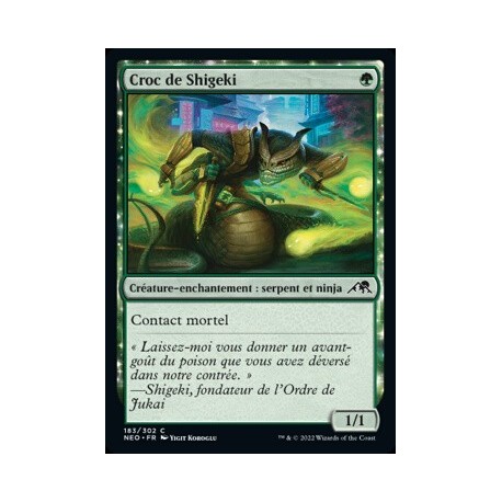 (FOIL) Verte - Croc de Shigeki (C) [NEO]