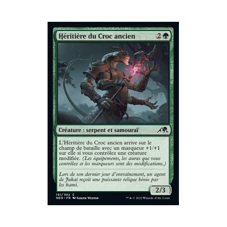 (FOIL) Verte - Héritière du Croc ancien (C) [NEO]