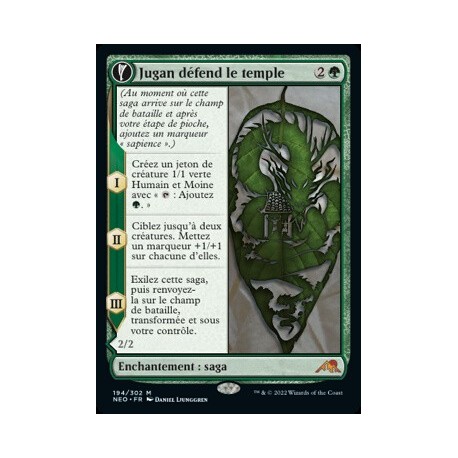 (FOIL) Verte - Jugan défend le temple (M) [NEO]