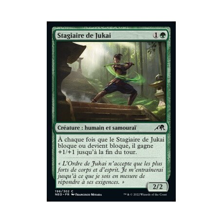 (FOIL) Verte - Stagiaire de Jukai (C) [NEO]