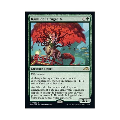 (FOIL) Verte - Kami de la fugacité (R) [NEO]