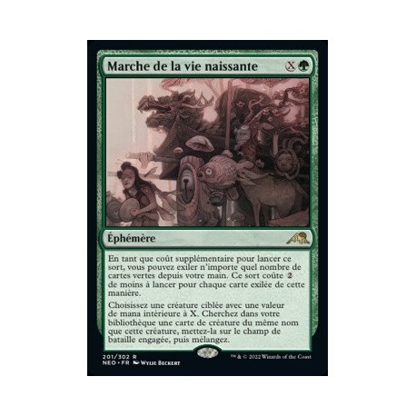 (FOIL) Verte - Marche de la vie naissante (R) [NEO]
