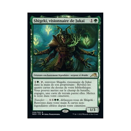 (FOIL) Verte - Shigeki, visionnaire de Jukai (R) [NEO]