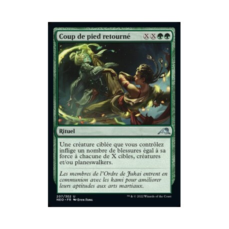 (FOIL) Verte - Coup de pied retourné (U) [NEO]