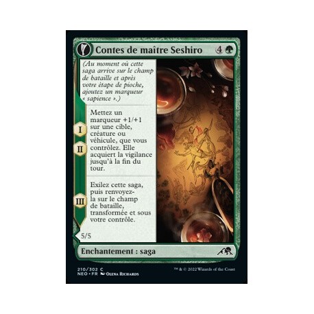 (FOIL) Verte - Contes de maître Seshiro (C) [NEO]