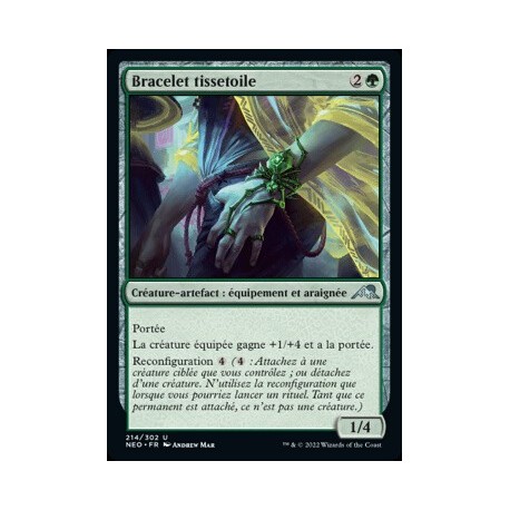 (FOIL) Verte - Bracelet tissetoile (U) [NEO]