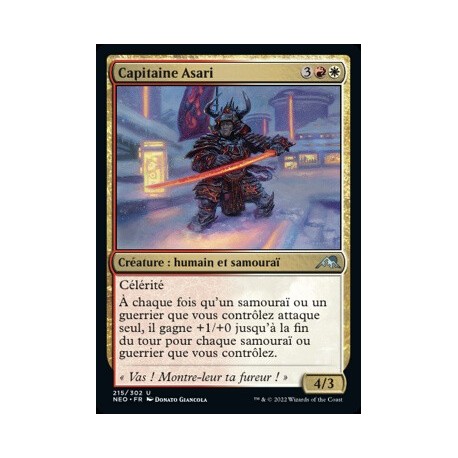 (FOIL) Multicolore - Capitaine Asari (U) [NEO]