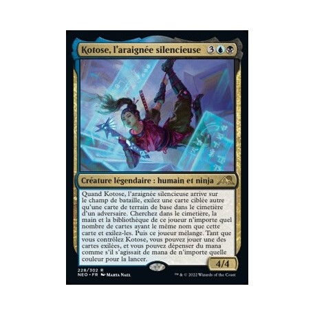 (FOIL) Multicolore - Kotose, l'araignée silencieuse (R) [NEO]