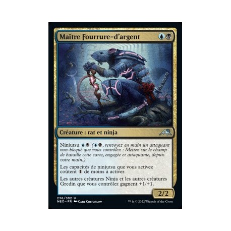 (FOIL) Multicolore - Maître Fourrure-d'argent (U) [NEO]