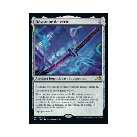 (FOIL) Artefact - Dévoreur de vertu (R) [NEO]
