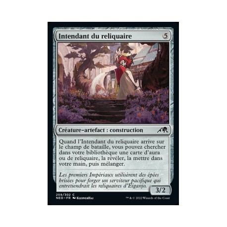 (FOIL) Artefact - Intendant du reliquaire (C) [NEO]