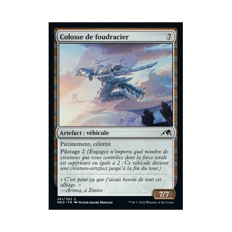 (FOIL) Artefact - Colosse de foudracier (C) [NEO]