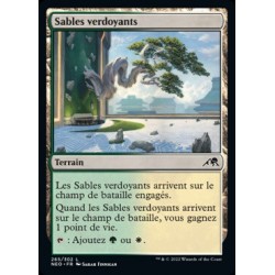 (FOIL) Terrain - Sables verdoyants (C) [NEO]