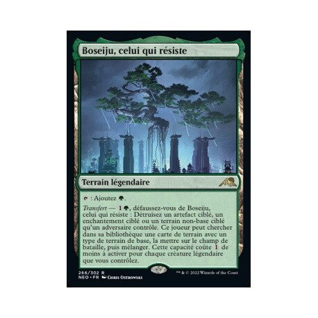 (FOIL) Terrain - Boseiju, celui qui résiste (R) [NEO]
