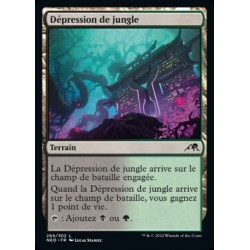 (FOIL) Terrain - Dépression de jungle (C) [NEO]