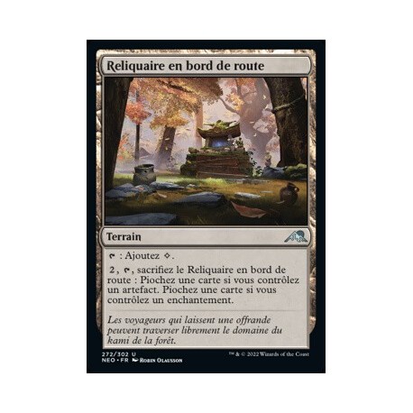 (FOIL) Terrain - Reliquaire en bord de route (U) [NEO]