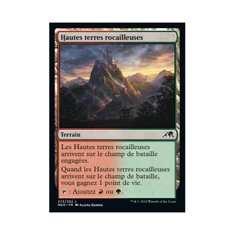 (FOIL) Terrain - Hautes terres rocailleuses (C) [NEO]