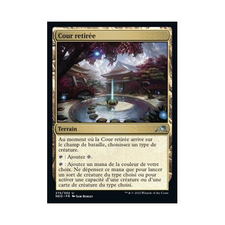 (FOIL) Terrain - Cour retirée (U) [NEO]