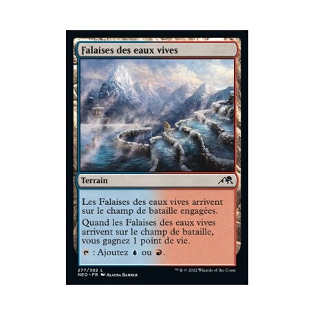 (FOIL) Terrain - Falaises des eaux vives (C) [NEO]