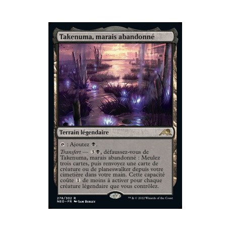(FOIL) Terrain - Takenuma, marais abandonné (R) [NEO]