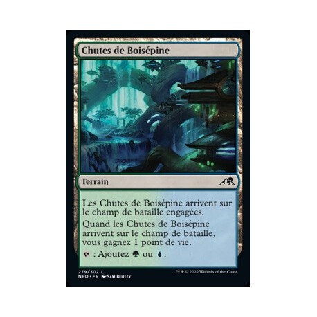 (FOIL) Terrain - Chutes de boisépine (C) [NEO]