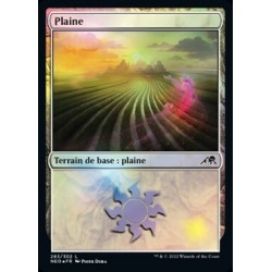 (FOIL) Terrain - Plaine (V1) (L) [NEO]