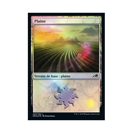 (FOIL) Terrain - Plaine (V1) (L) [NEO]